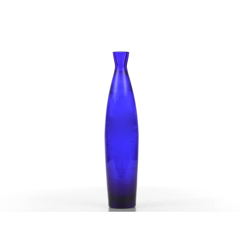 Vase Vintage Scandinave en verre pour Gunnar Ander - 1970
