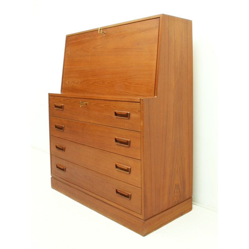 Danish Teak Secretary Model 81 by Arne Wahl Iversen for Vinde Møbelfabrik - 1960s