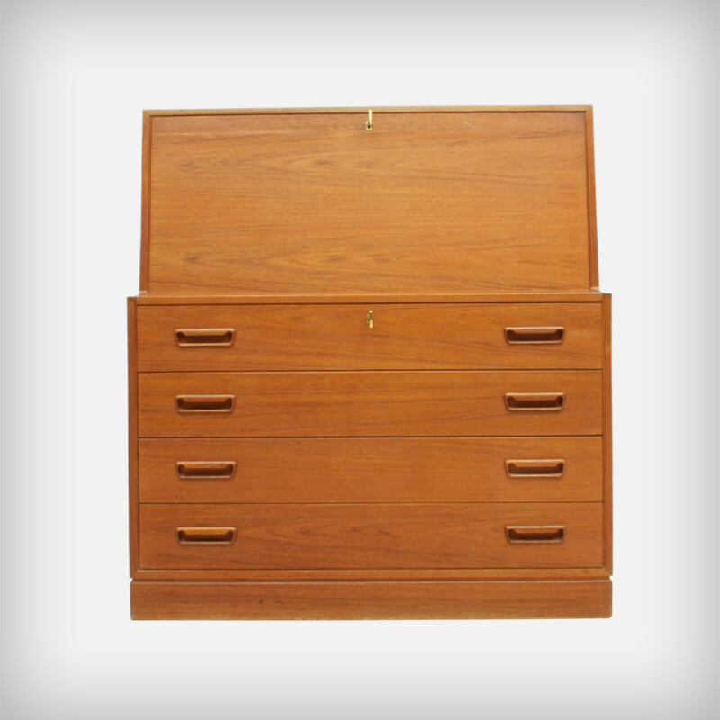 Danish Teak Secretary Model 81 by Arne Wahl Iversen for Vinde Møbelfabrik - 1960s