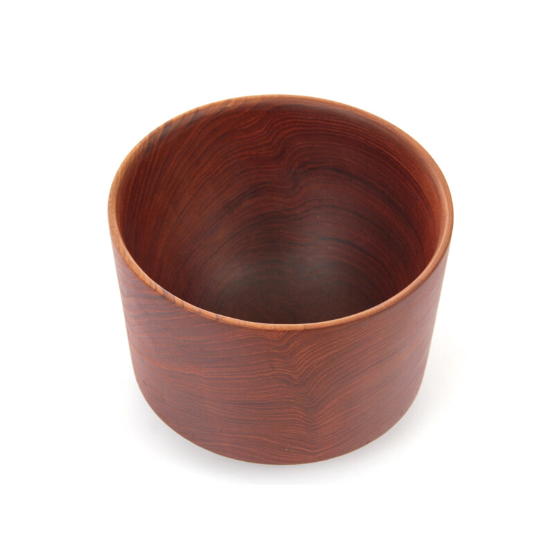 Scandinavian vintage bowl in solid teak - 1950s