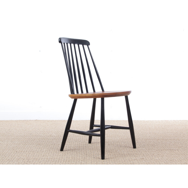 Scandinavian Vintage Nassjo chair in solid beech - 1960s