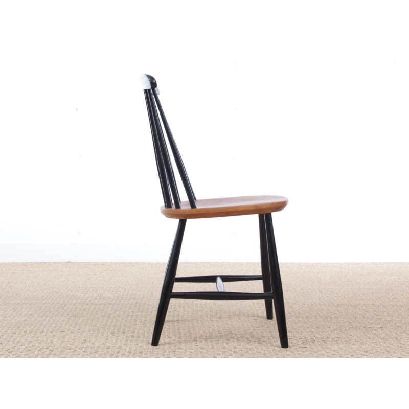 Scandinavian Vintage Nassjo chair in solid beech - 1960s