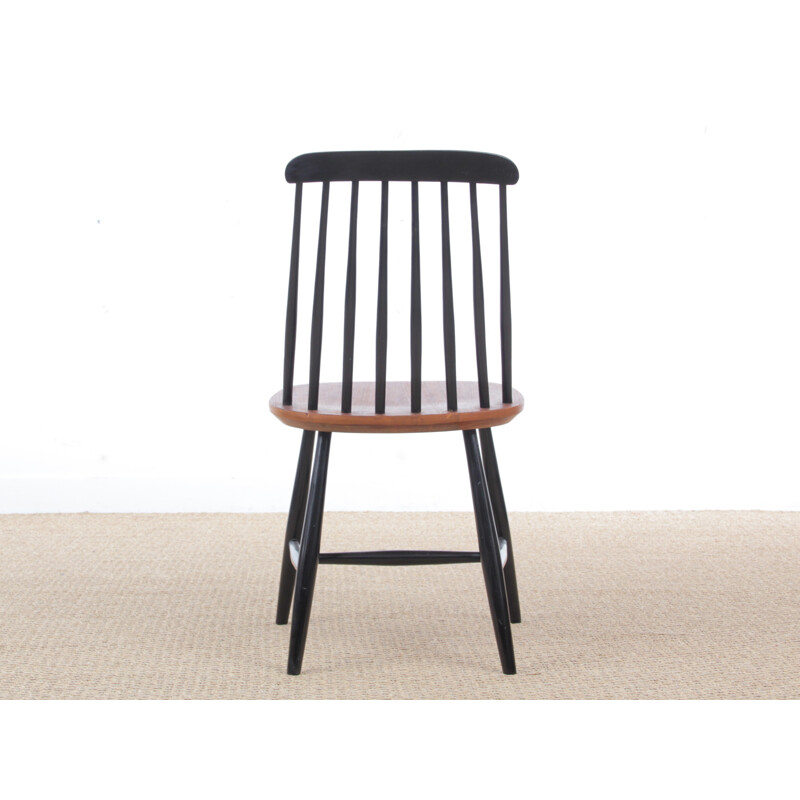 Scandinavian Vintage Nassjo chair in solid beech - 1960s