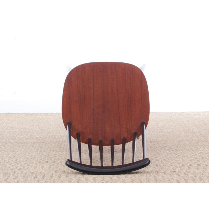 Scandinavian Vintage Nassjo chair in solid beech - 1960s