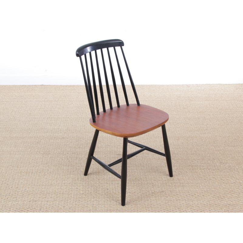 Scandinavian Vintage Nassjo chair in solid beech - 1960s