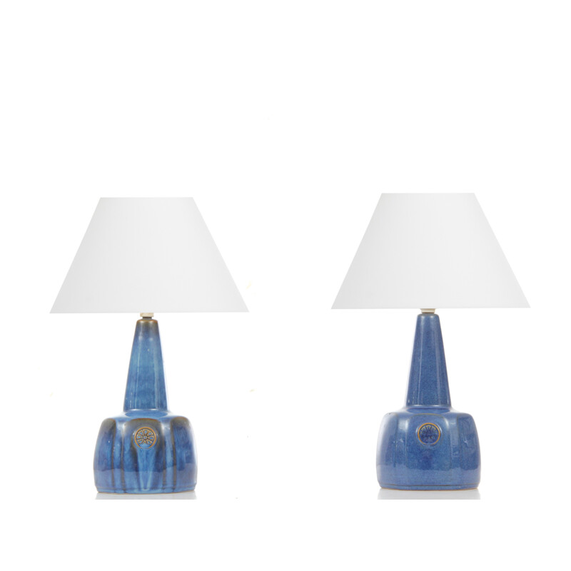 Pair of Scandinavian ceramic lamps by Maria Philippi - 1960s