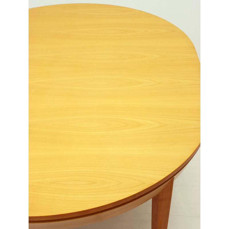 Extendible Cherry Wood Dining Table - 1950s