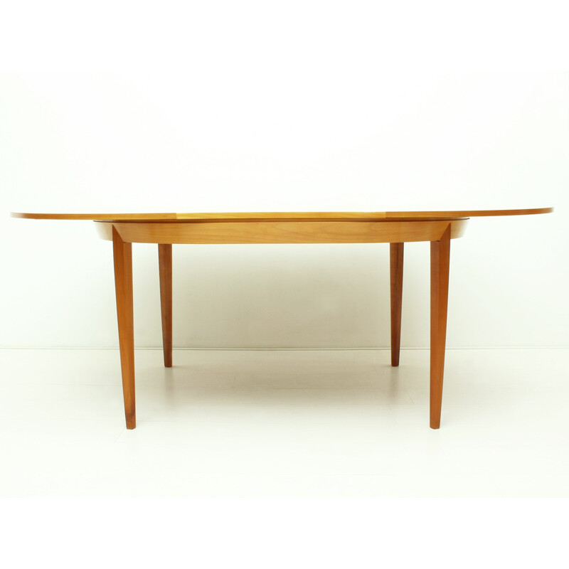 Extendible Cherry Wood Dining Table - 1950s