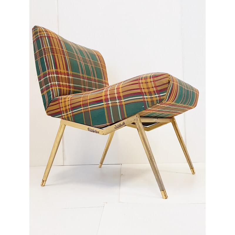 Vintage armchair by Louis Paolozzi for Zol - 1950s