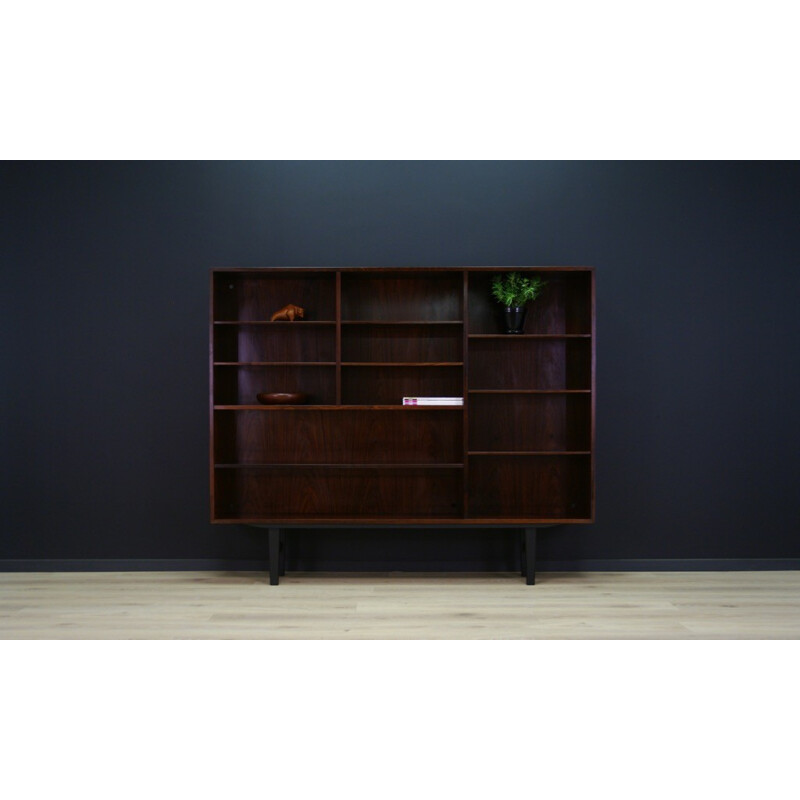 Vintage rosewood bookcase by Omann Jun - 1960s