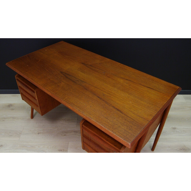 Vintage writing desk in teak by GN Tibergaard - 1960s