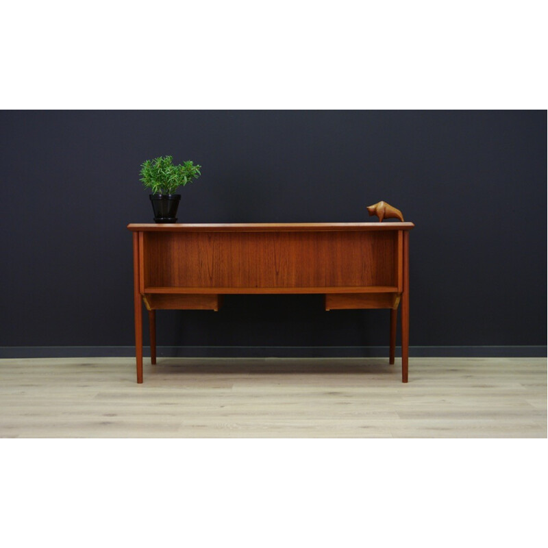 Vintage writing desk in teak by GN Tibergaard - 1960s