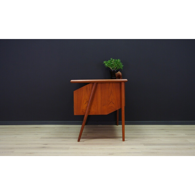 Vintage writing desk in teak by GN Tibergaard - 1960s