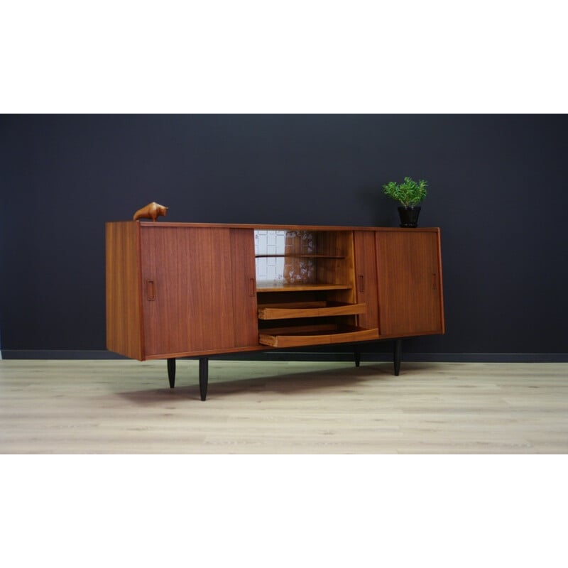 Enfilade rétro en teck au design danois - 1960