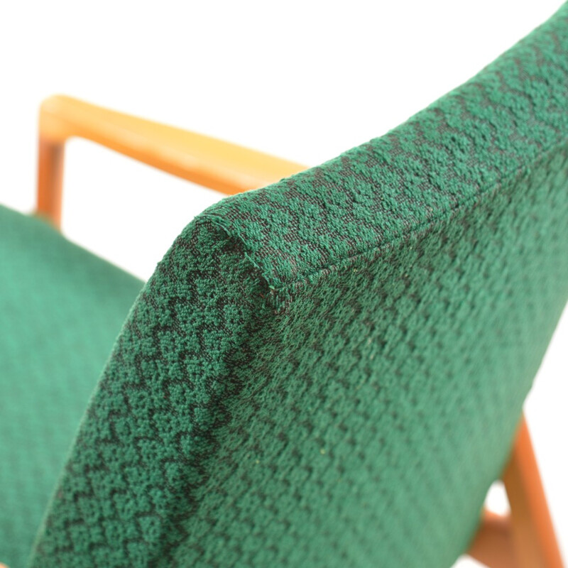 Vintage Green Armchair by Interier Praha - 1970s