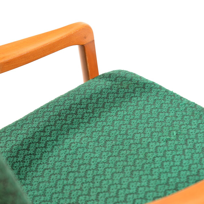 Vintage Green Armchair by Interier Praha - 1970s