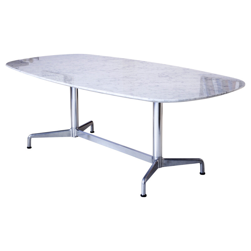 Large table in marble and metal, Giancarlo PIRETTI - 1960s