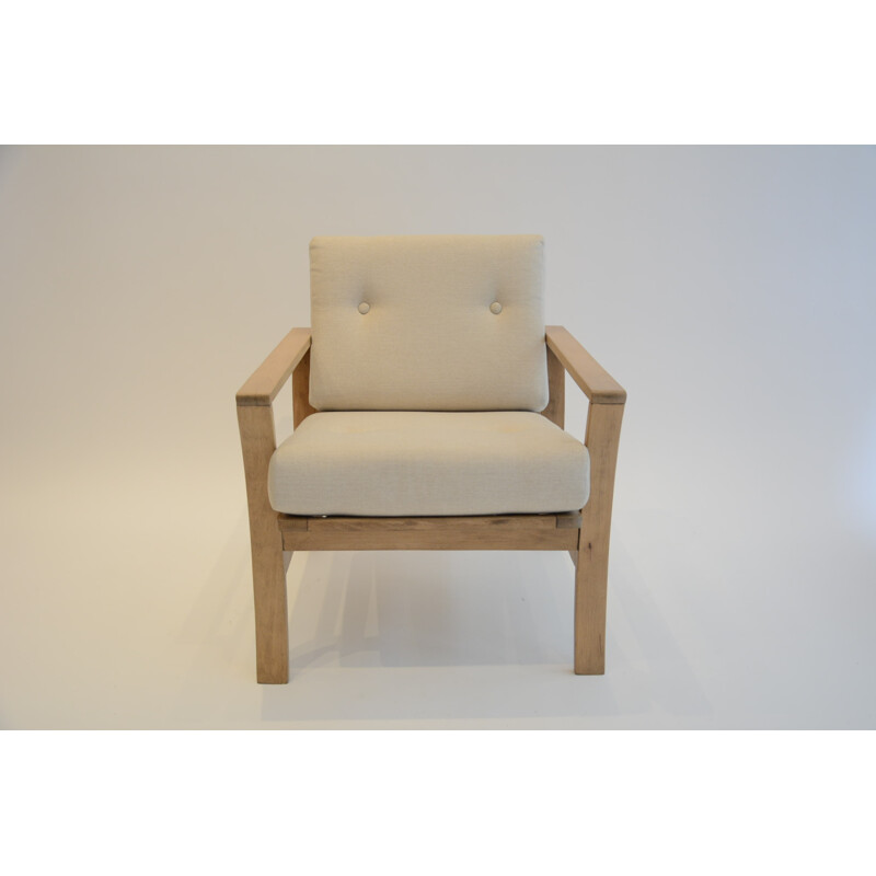 Vintage german beige armchair - 1970s