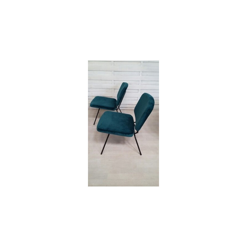 Set of 2 "CM190" low chairs by Pierre Paulin for Thonet - 1960s