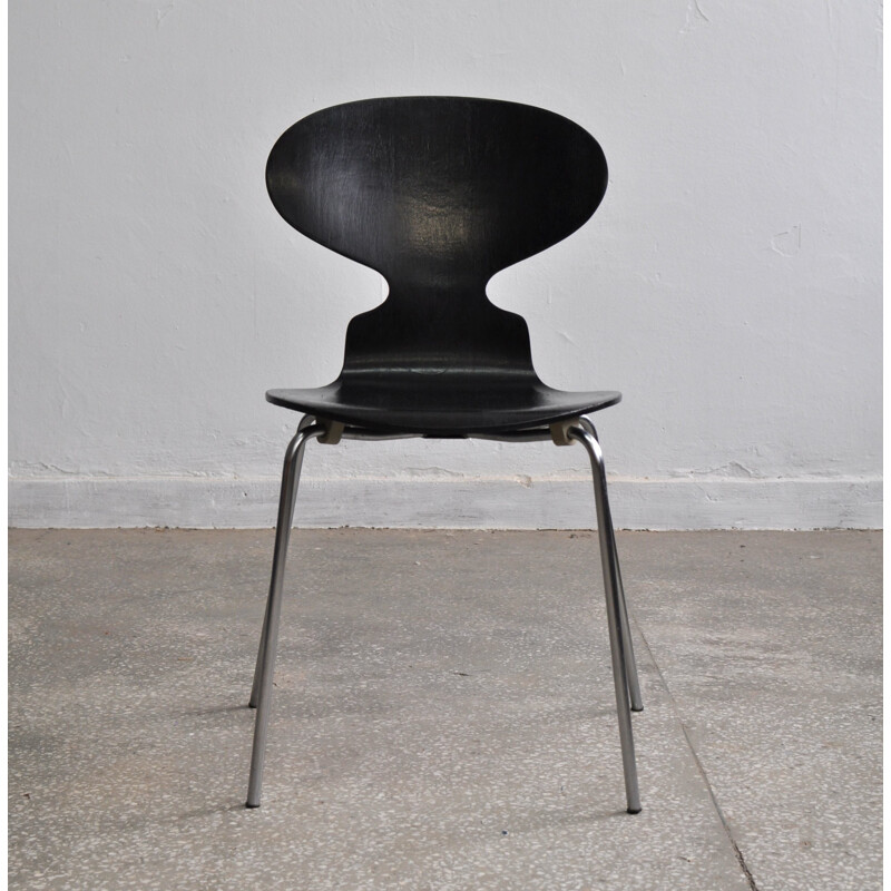 Suite de 2 chaises vintage "3100" Ant par Arne Jacobsen pour Fitz Hansen - 1960