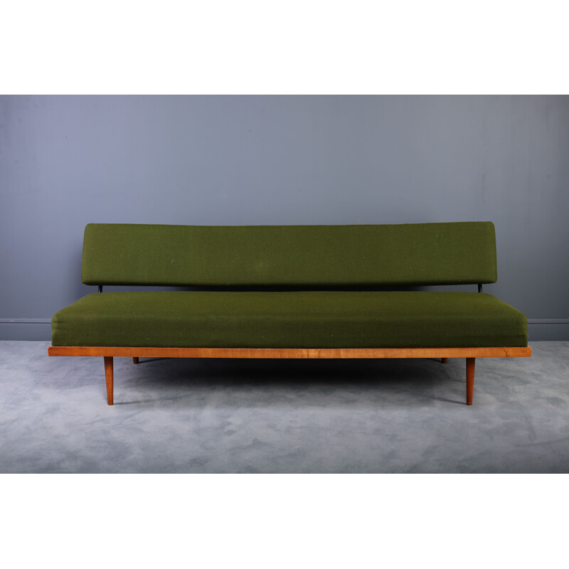Vintage daybed in beech by Florence Knoll for Knoll International - 1950s