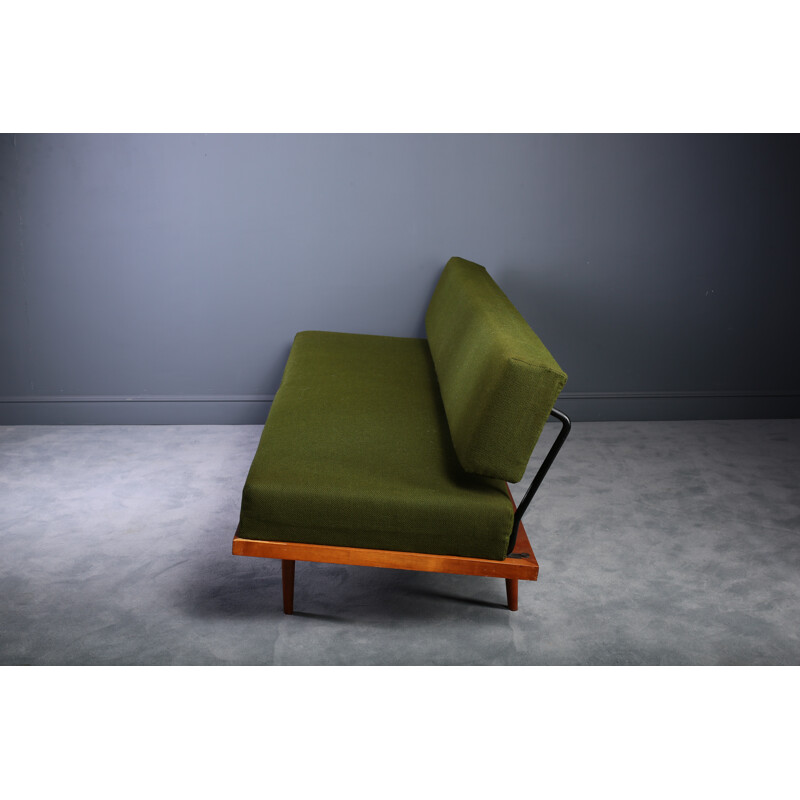 Vintage daybed in beech by Florence Knoll for Knoll International - 1950s