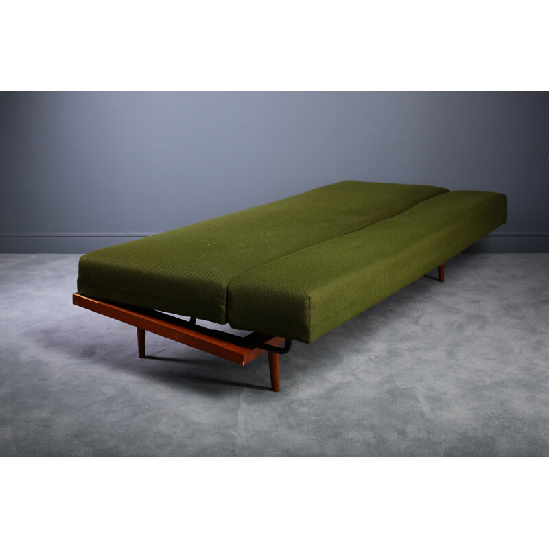 Vintage daybed in beech by Florence Knoll for Knoll International - 1950s