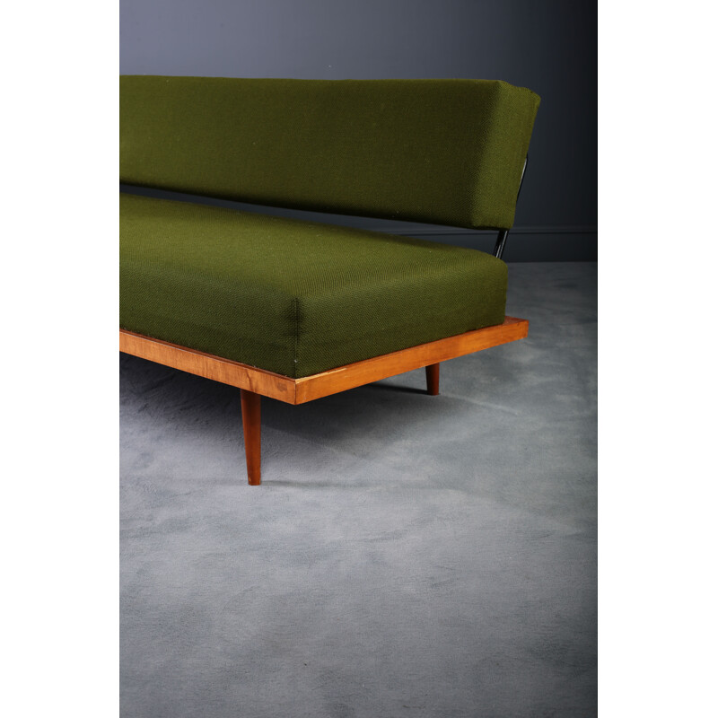 Vintage daybed in beech by Florence Knoll for Knoll International - 1950s