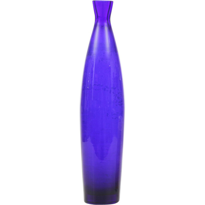 Vase Vintage Scandinave en verre pour Gunnar Ander - 1970