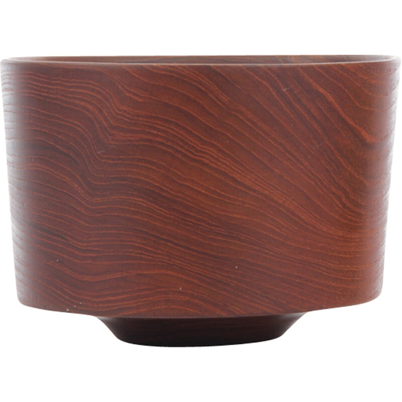 Scandinavian vintage bowl in solid teak - 1950s