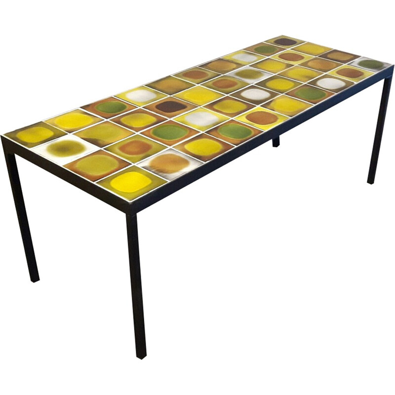 "Planet" Coffee table by Roger Capron - 1950s