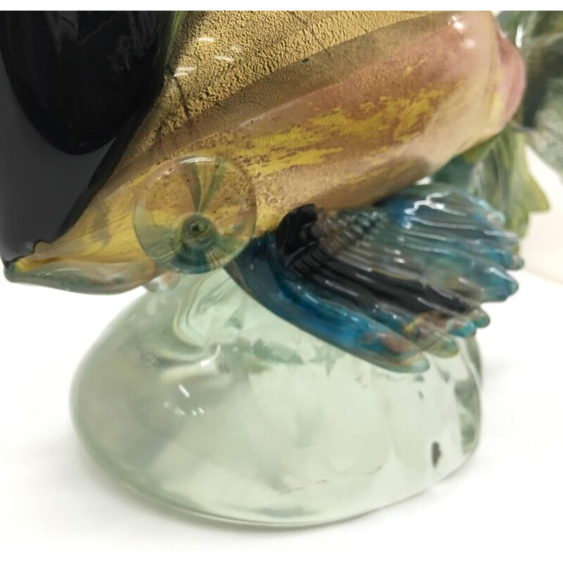 Vintage Multi-Color Murano Glass Fish - 1960s