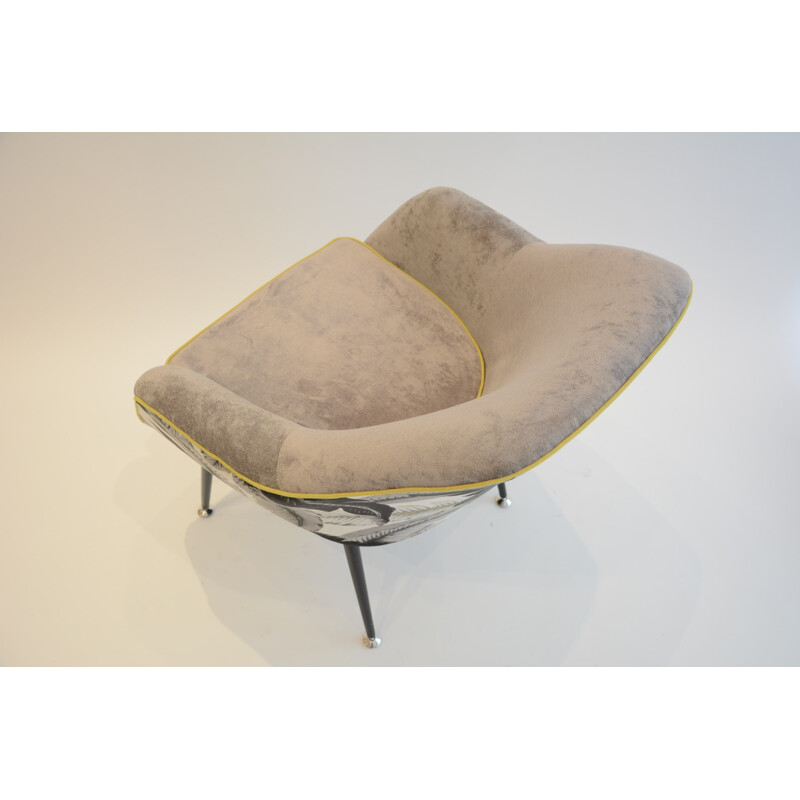 Fauteuil vintage "Coquilles" - 1970