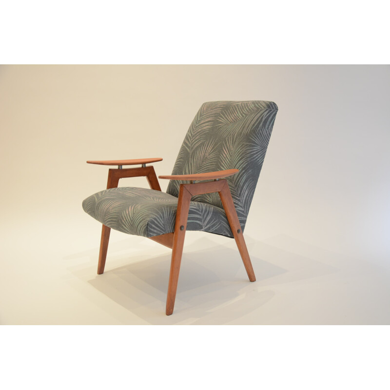 Vintage Czechoslovak tropical armchair - 1960s