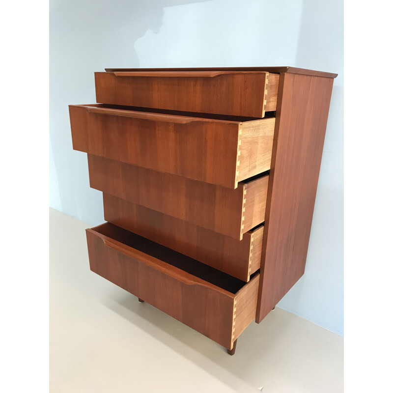 Vintage teak chest of drawers for Austinsuite - 1960s