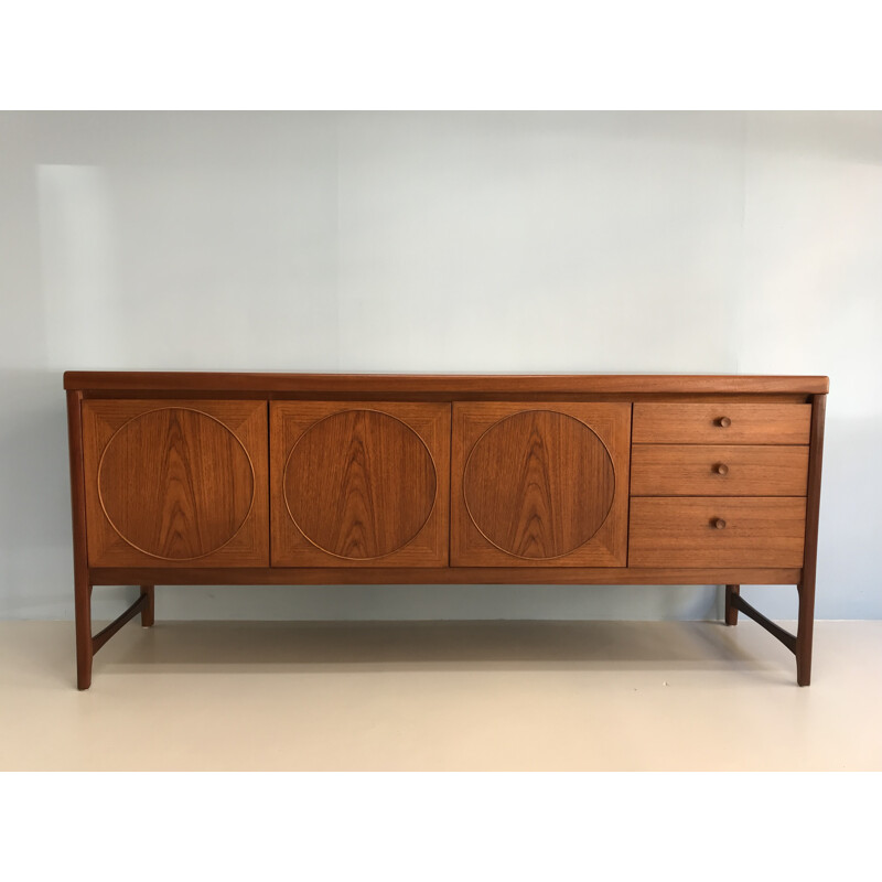 Vintage "Circle" teak sideboard for Nathan - 1960s