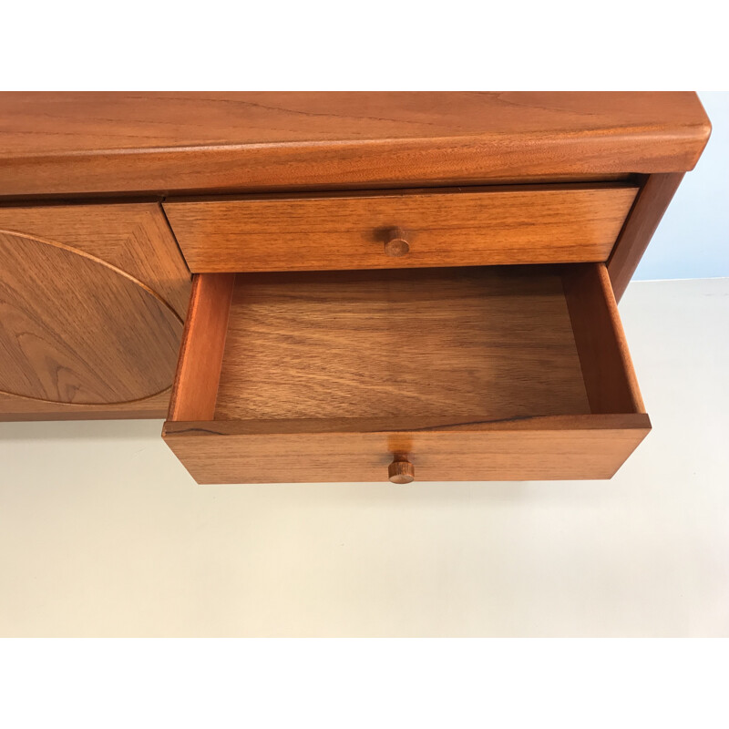 Vintage "Circle" teak sideboard for Nathan - 1960s