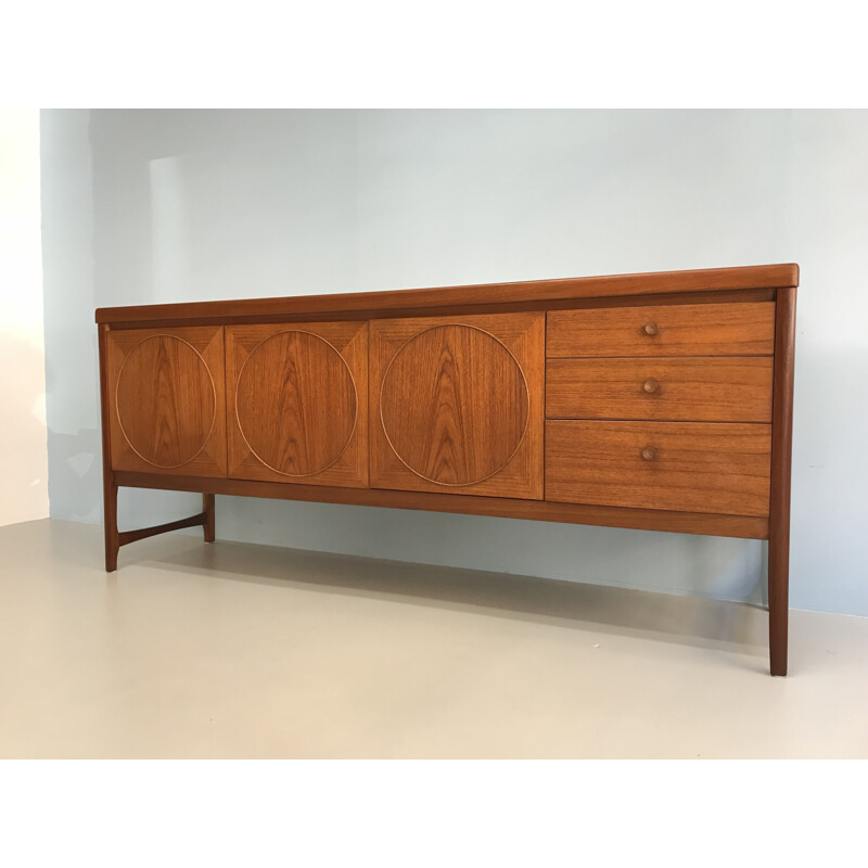 Vintage "Circle" teak sideboard for Nathan - 1960s