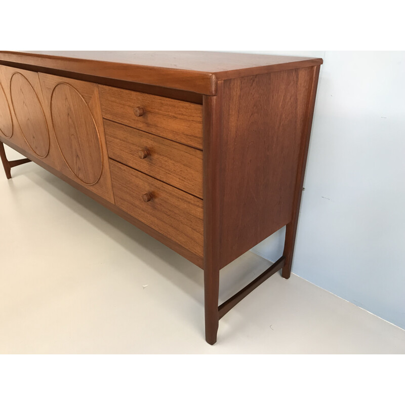 Vintage "Circle" teak sideboard for Nathan - 1960s