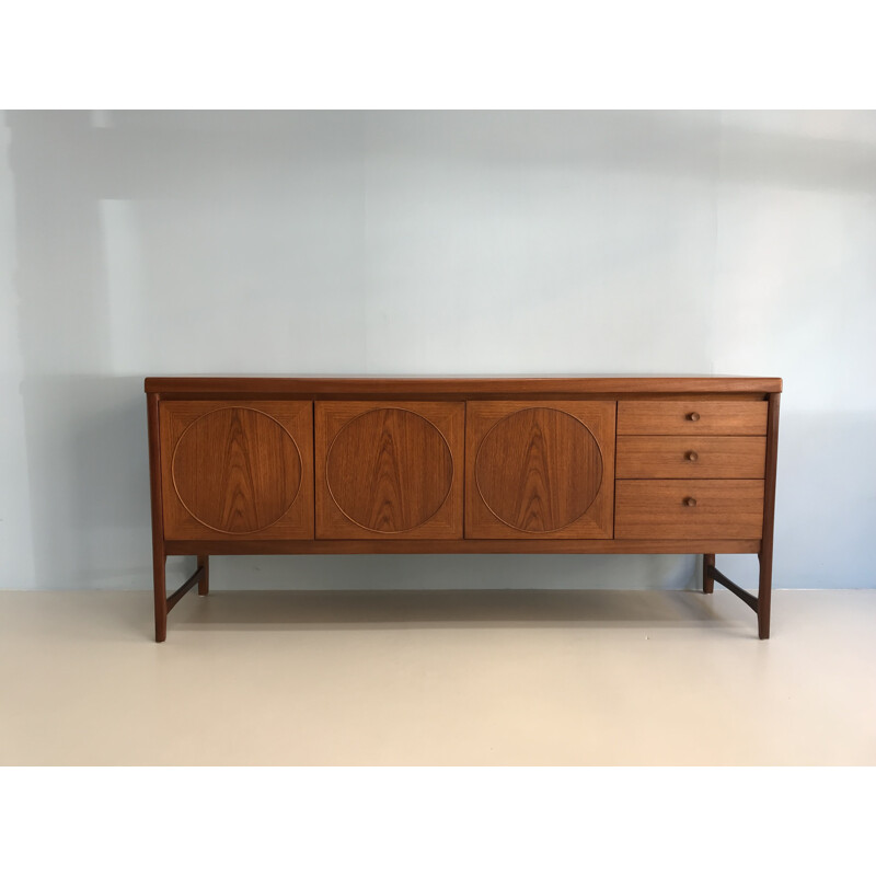 Vintage "Circle" teak sideboard for Nathan - 1960s