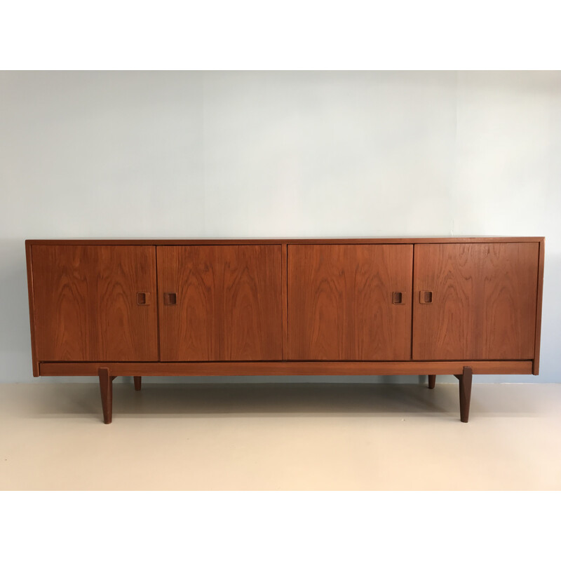 Vintage minimalist teak sideboard - 1960s