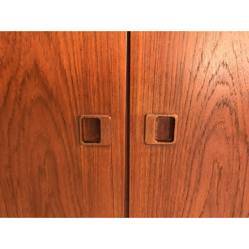 Vintage minimalist teak sideboard - 1960s