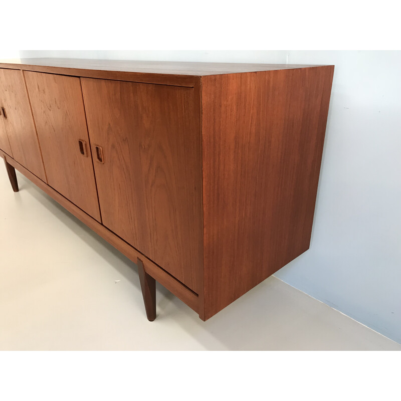 Vintage minimalist teak sideboard - 1960s