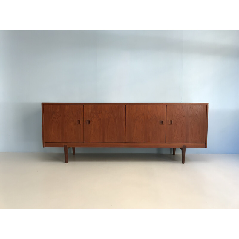 Vintage minimalist teak sideboard - 1960s