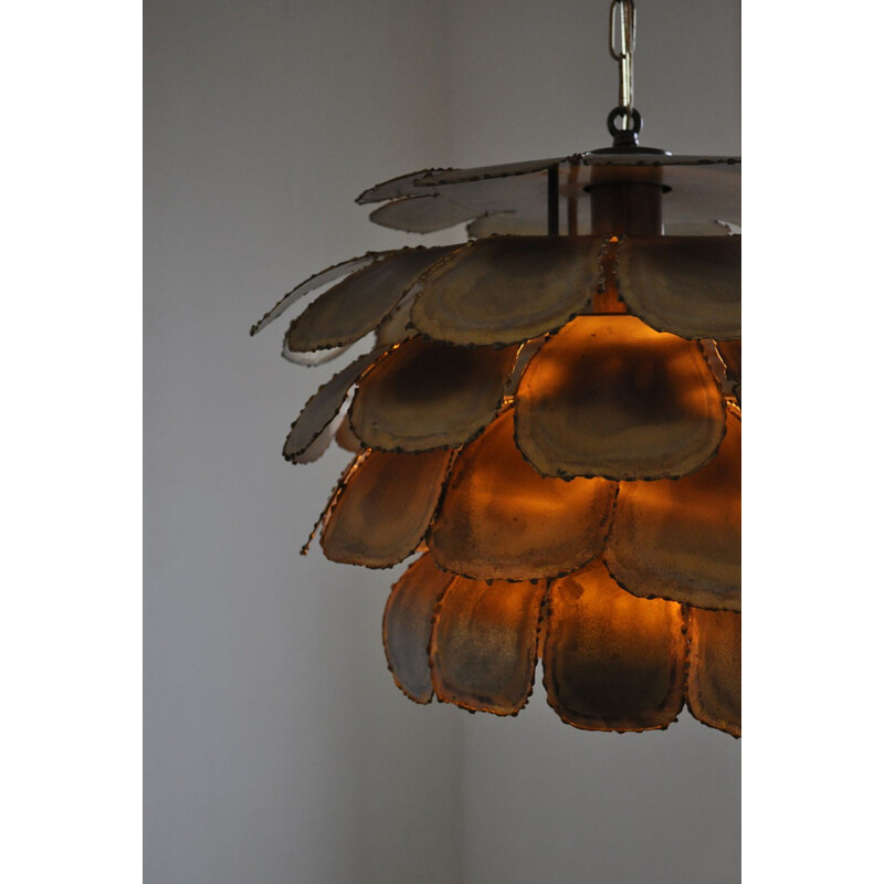 Vintage artichoke ceiling lamp by Svend Aage for Holm Sørensen & Co - 1960s