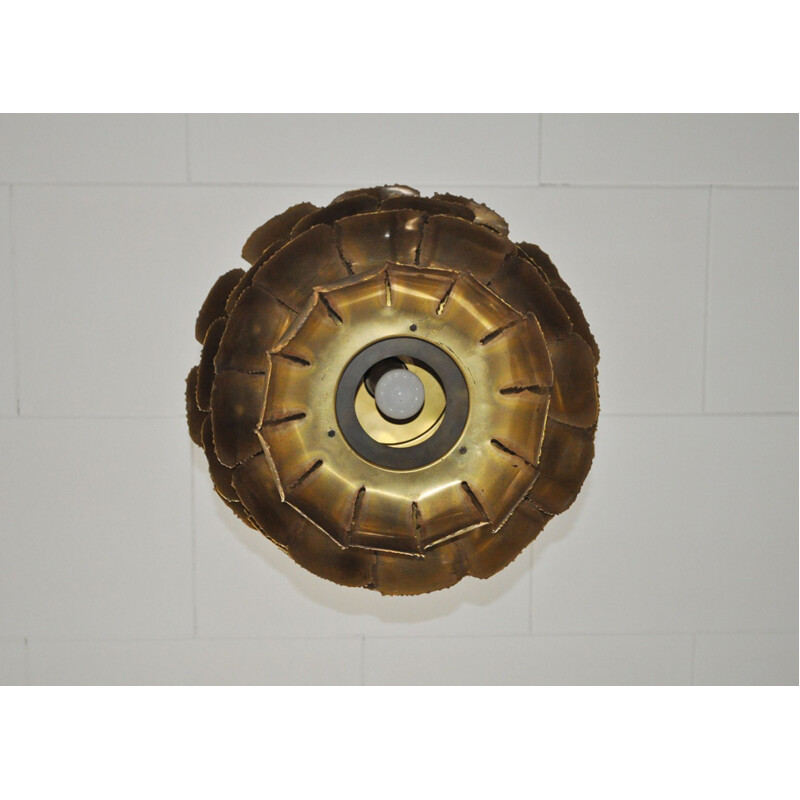 Vintage artichoke ceiling lamp by Svend Aage for Holm Sørensen & Co - 1960s