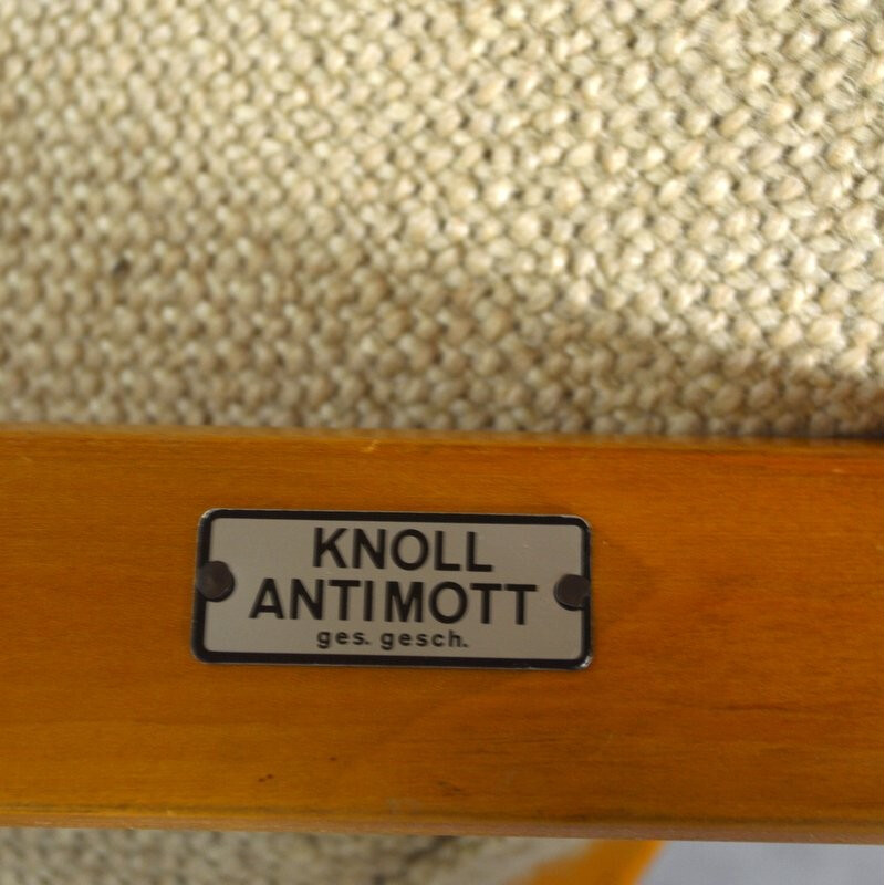 Pair of vintage Knoll Antimott armchairs - 1950s