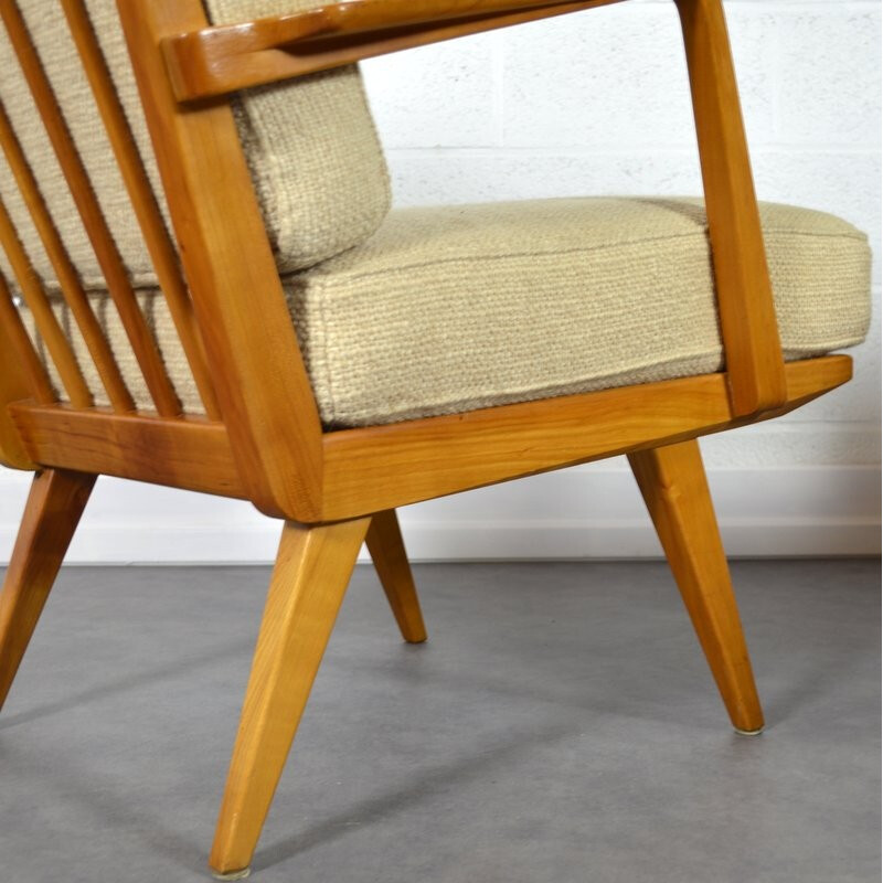 Pair of vintage Knoll Antimott armchairs - 1950s