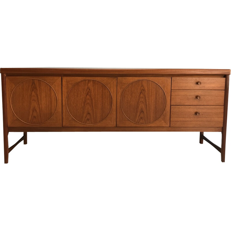 Vintage "Circle" teak sideboard for Nathan - 1960s