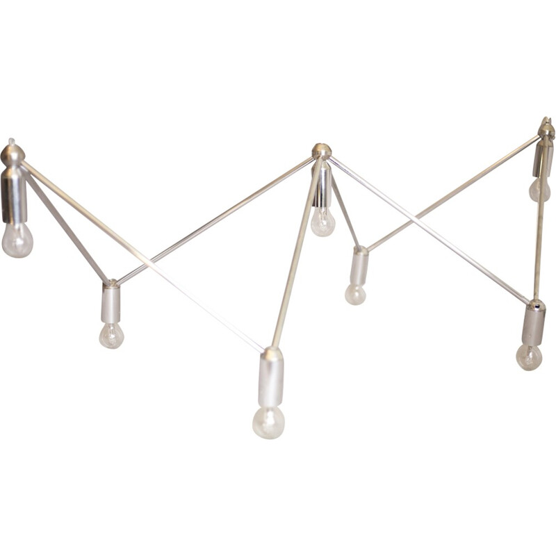 Vintage Chandelier edition "Glass Light" for Kinkeldey Studios - 1970s